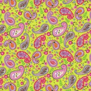 45" Quilting Treasures My Watercolor Garden Paisley