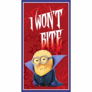 45" Quilting Treasures Bite Me Despciable Me Minion