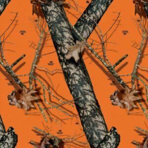 58" Camelot Fabrics Mossy Oak Orange