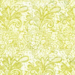 45" Island Batiks Paisley Lace Egg Shell