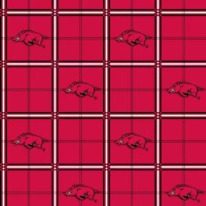 45" Arkansas Razorbacks FLANNEL