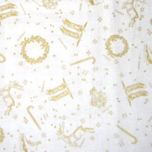 45" Andover Fabrics Good Cheer Metallic