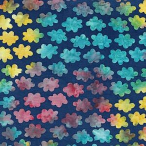 45" Island Batiks Clouds