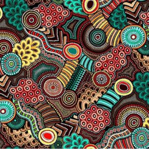 45" Oasis Fabrics Godwana Geometric