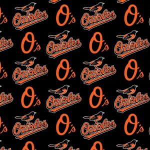 60" Fabric Traditions MLB Baltimore Orioles