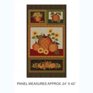 45" Benartex A Wooly Autumn 24" Panel
