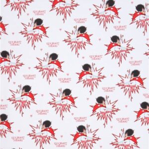 45" Quilting Treasures Kick Heart Disease