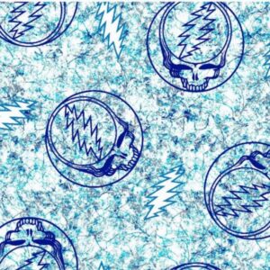 45" Grateful Dead Tie Dye FLANNEL