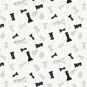 45" Henry Glass Game Night Chess Set