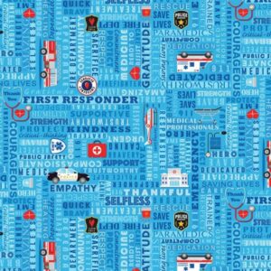 45" Timeless Treasures Everyday Heroes