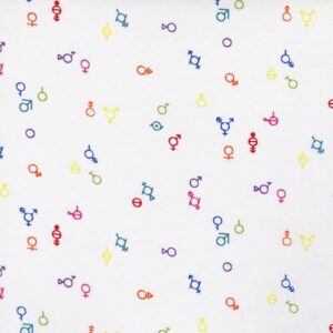 45" Paintbrush Studio Love is Love Gender Symbols