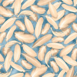 45" Quilting Treasures Splendid Swans