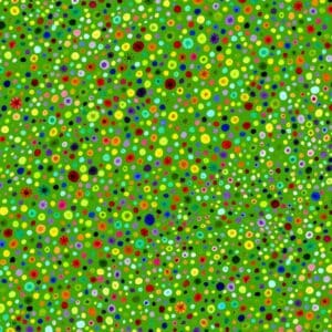 45" Wilmington Prints Glass Beads