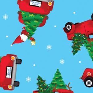45" Benartex Holiday Gnome Trucks