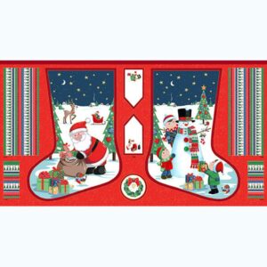 45" Andover Fabrics Santas Christmas Stocking