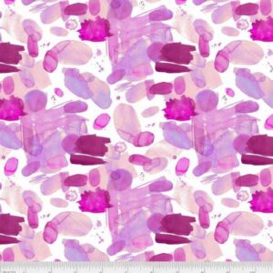 45" P & B Textiles Ink Flowers