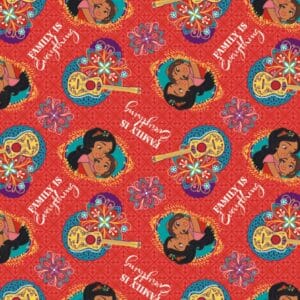 45" Disney Elena of Avalor Family Is Everything Fabric