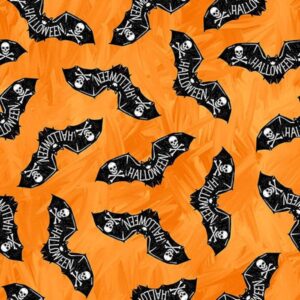 45" Blank Quilting Halloween Countdown Glow in the Dark