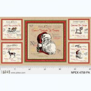 45" P & B Textiles North Pole Express 24" Panel
