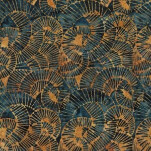 45" Island Batiks Curvy Lines