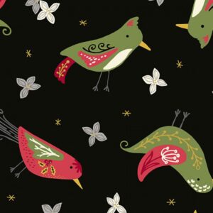 45" Andover Fabrics Bird Humbug