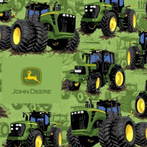 45" John Deere Tractor Flip Green