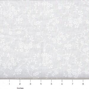 108" Rhapsody White On White 3 Yard Piece $8.99 Per Yard