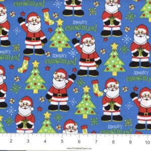 45" Christmas Santa Claus Allover