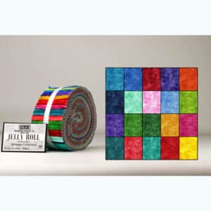 MDG Scramble Tonal Brights Jelly Roll 2.5" X 42" Strips 40 Pieces