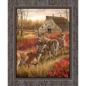 45" MDG Amongst the Shadows Deer Wall Hanging