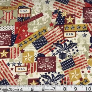 45" Patriotic Prints