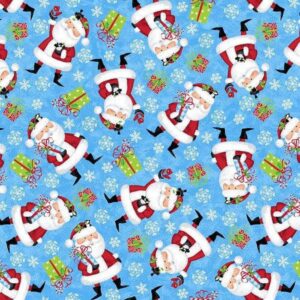 45" Studio E Fabric A Jolly Good Time Santa