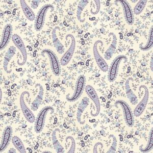 45" Henry Glass Twilight Garden FLANNEL Paisleys