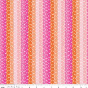 45" Riley Blake Mer-Mazing Scale Stripes