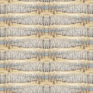 45" Blank Quilting Ocean Oasis Beach Fence