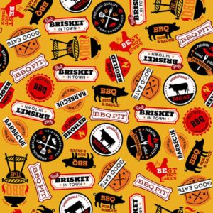 45" Henry Glass Grill & Chill BBQ Signs