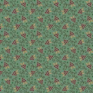 45" Henry Glass Quiet Grace Strawberries