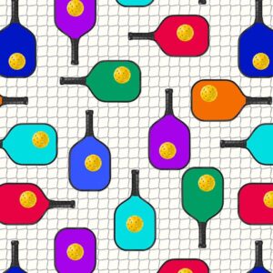 45" Blank Quilting Pickleball Anyone? Pickleball Paddles on Net