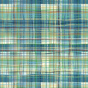 45" Studio E Fabrics Portfolio Of Landscape Watercolor Plaid