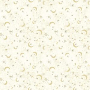 45" Blank Quilting Midnight Rendezvous Cresent Moons with Stars