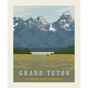 45" Riley Blake National Parks Grand Teton Panel