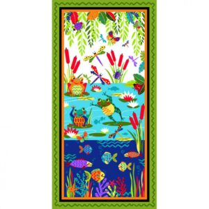 45" Blank Quilting Pond Life 24" Panel
