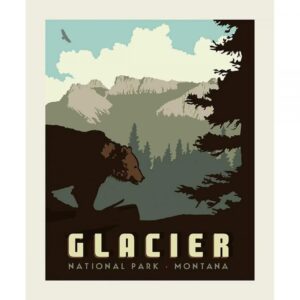 45" Riley Blake National Parks Glacier Panel