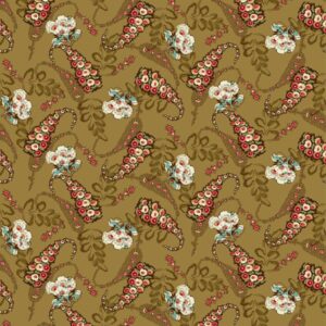 45" Henry Glass Buckleberry Chintz Quirky Paisley