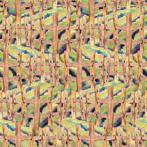 45" Blank Quilting Out Of Farms Way Fence