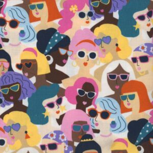 45" Timeless Treasures Era Faces