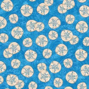 45" Studio E Fabric M'Ocean Tossed Sand Dollars