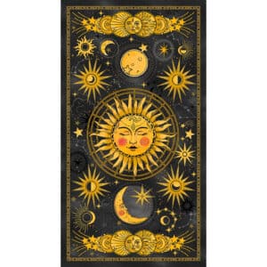 45" Blank Quilting Celestial Galaxy 24" Panel