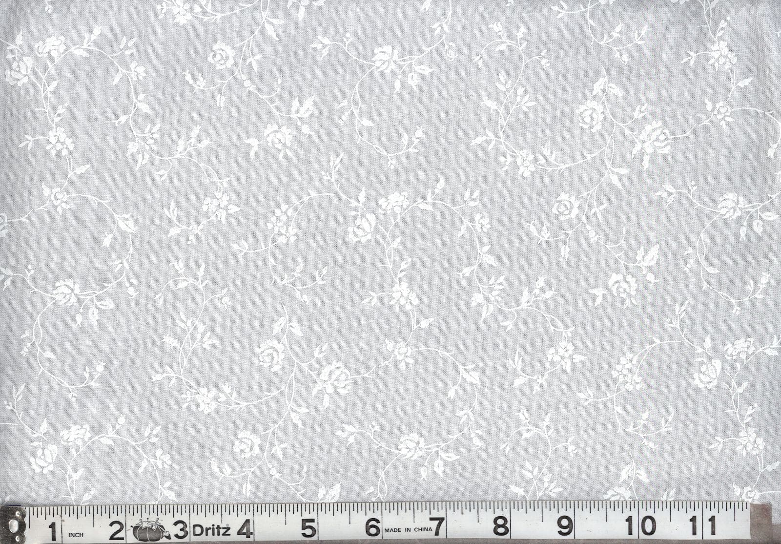 108" Tone On Tone White On White