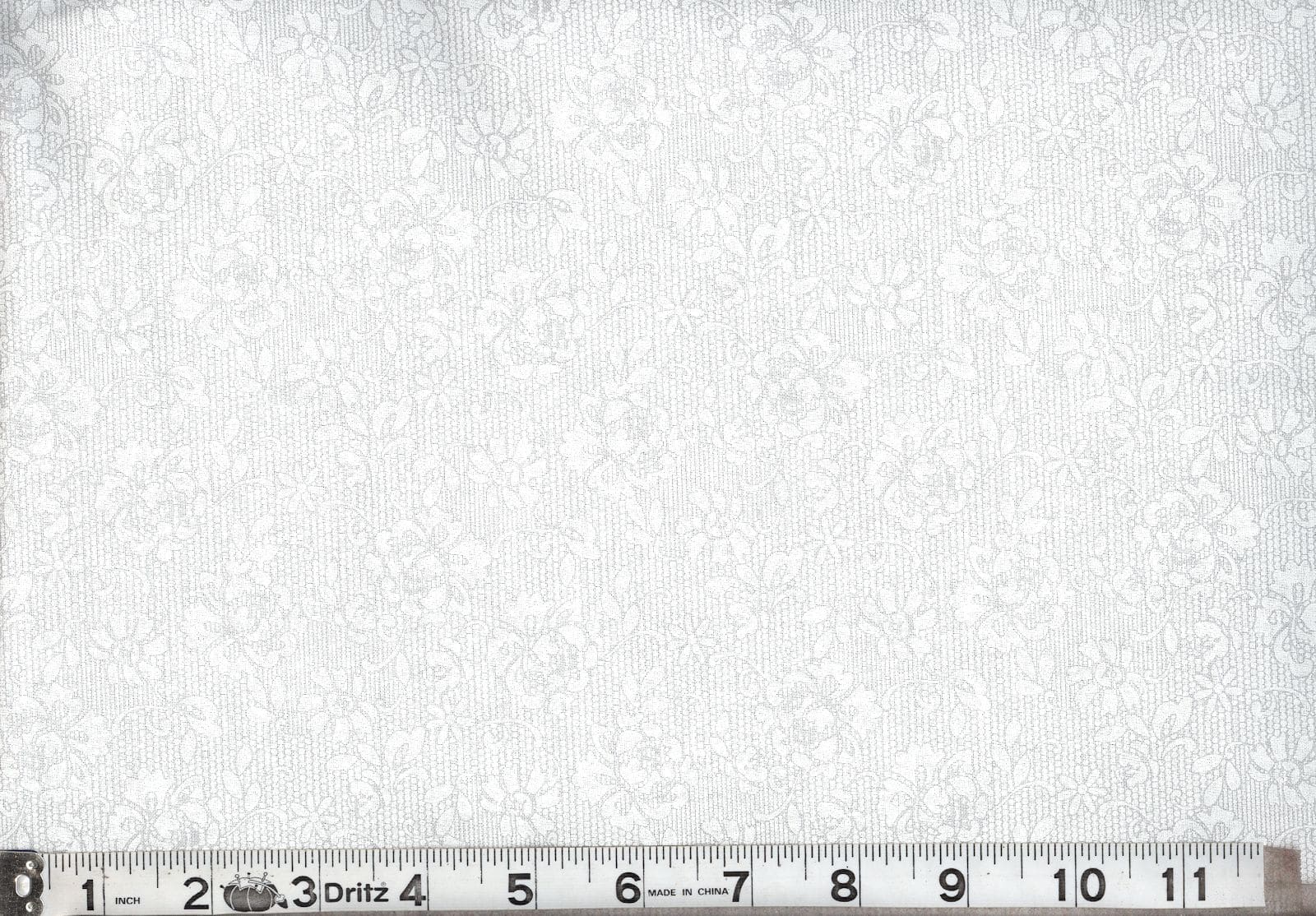 108" Tone On Tone White On White